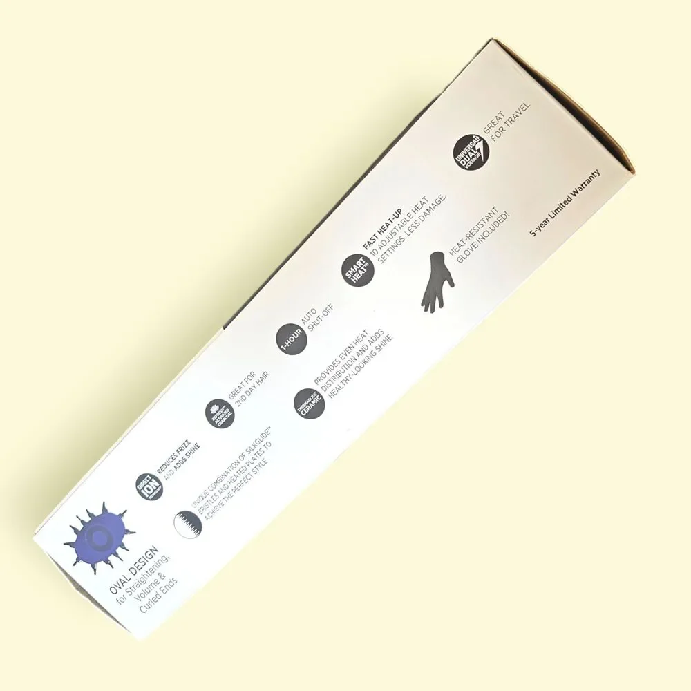 Purple Hair Styling Brush